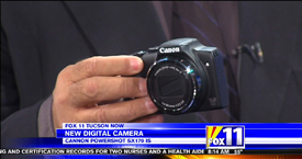 Andy Taylor of TechtalkRadio and Mark Stine from the KMSB Fox 11 Segment featuring the Canon Powershot SX70 IS and Canon DSLR Cameras7