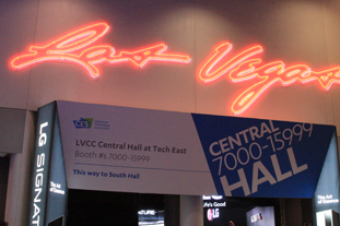 Screen shot from the Show Floor of CES