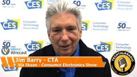 Jim Barry of the Consumer Technology Association at CES2017 Las Vegas on the TechtalkRadio Show