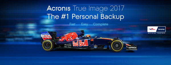 Toro Rosso Race Car Sponsored by Acronis
