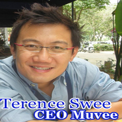CEO Terence Swee with Muvee
